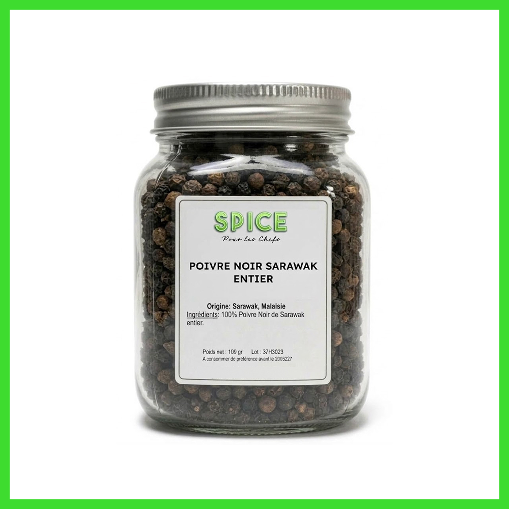 Poivre noir Sarawak - pot SPICE